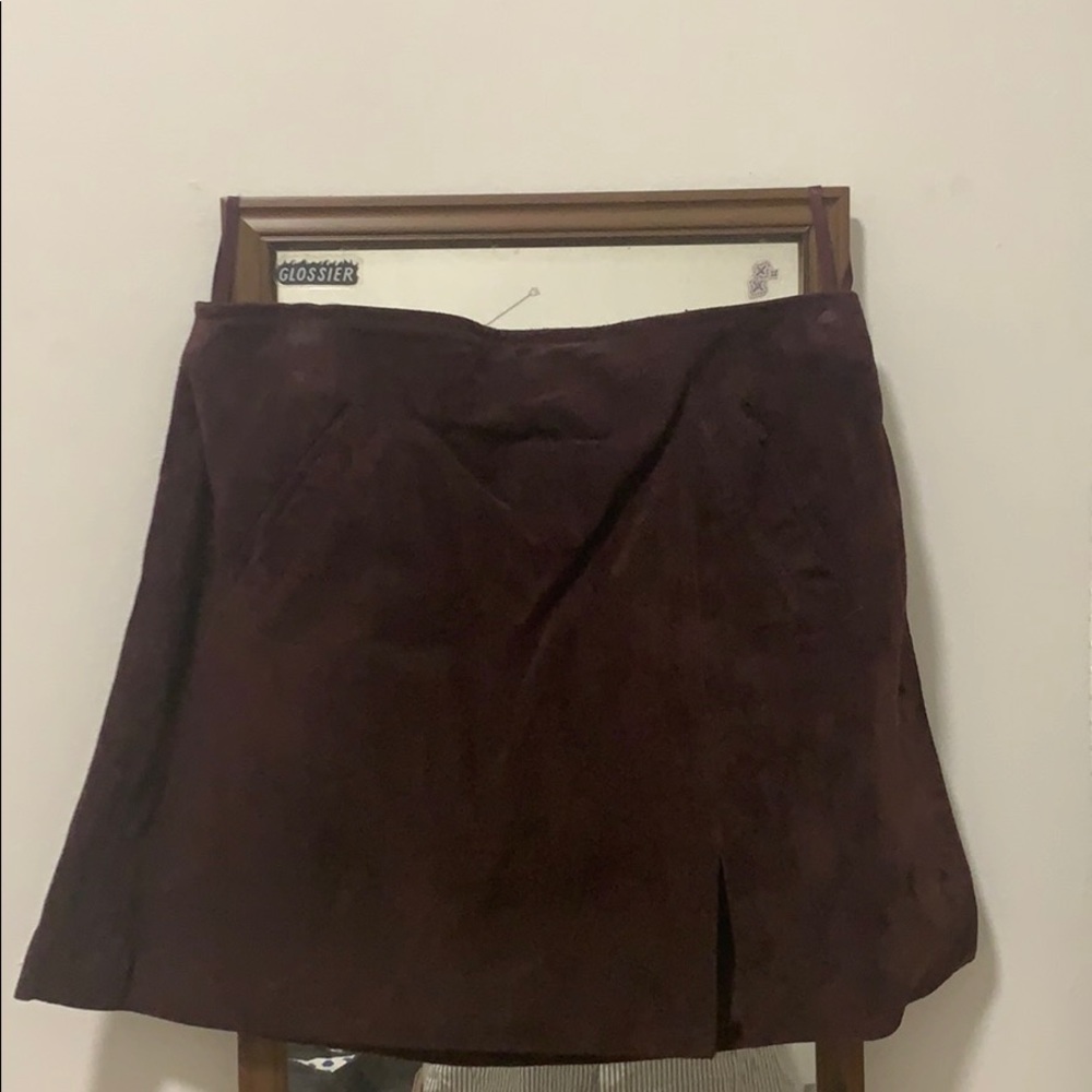 BlankNYC suede skirt, perfect for fall!